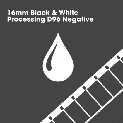 16mm Black & White Processing D96 Negative + HD Scan