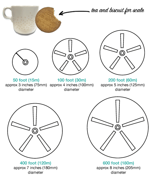 8mm and super 8 reels size guide