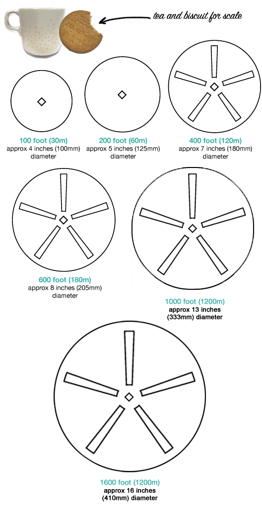 16mm Reels Size Guide