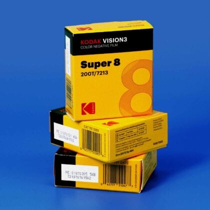 Kodak Vision3 Super 8 Bundle Incl Processing and Scan On8mil