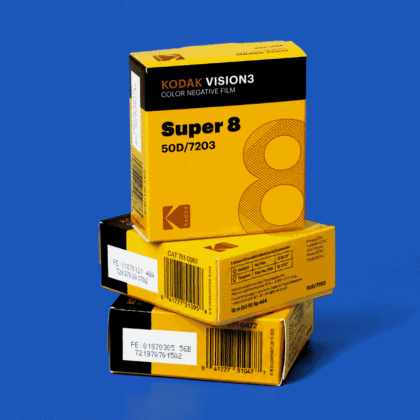 Kodak Vision3 Super 8 Bundle Incl Processing and Scan On8mil