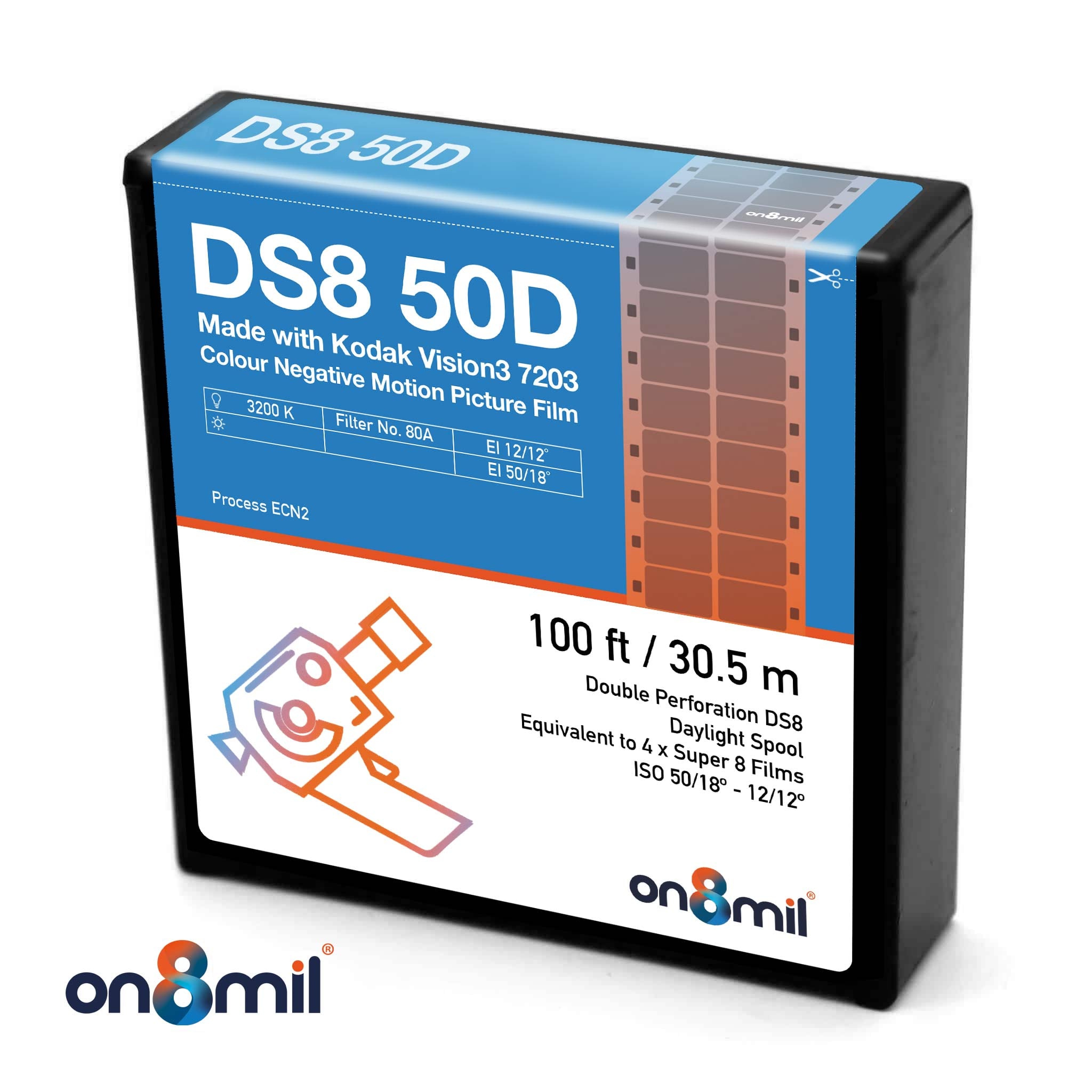 Kodak Vision3 50D DS8 100 ft –