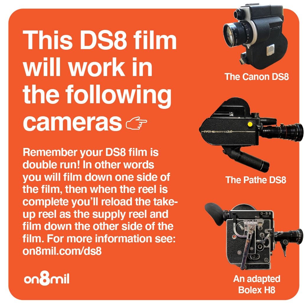 DS8 50D (Double Super 8) 100 ft –