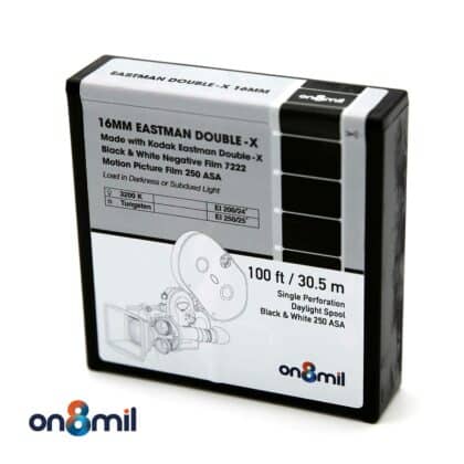 Kodak Double X 16mm Black and White Negative Film 100 foot on8mil