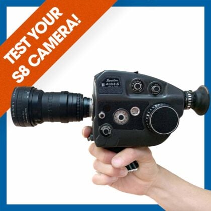Test your super 8 camera at the On8mil Lab