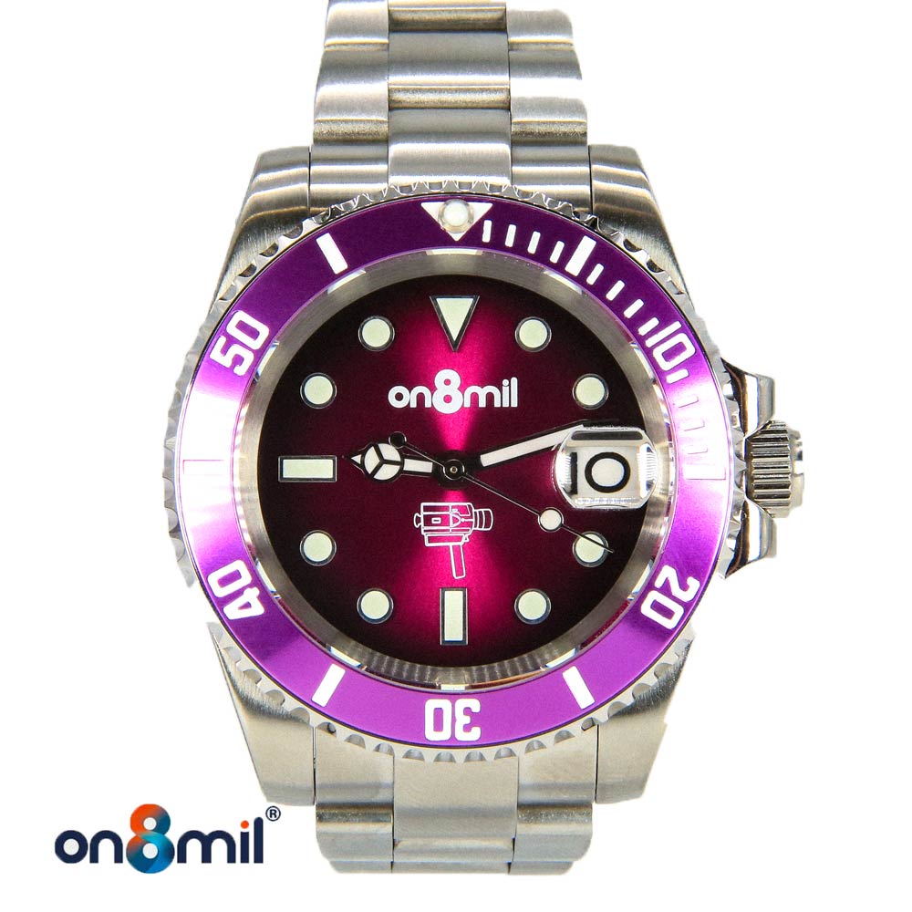 on8mil_NH35_Super8_automatic_warch_steel_strap_image8 On8mil Super 8 automatic mechanical watch with NH35 movement Oyster style