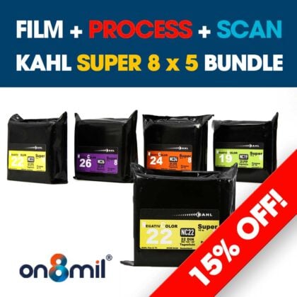 Kahl Colour Negative Super 8 x 5 Film Bundle
