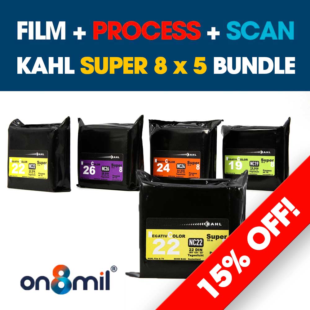 Kahl Colour Negative Super 8 x 5 Film Bundle